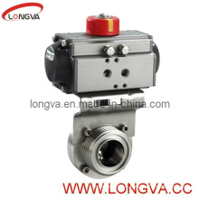 Stainless Steel Pneumatic Butterfly Valve